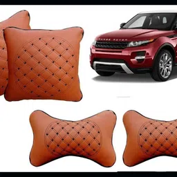 Beige Leatherite Car Pillow Cushion for Land Rover-image-73