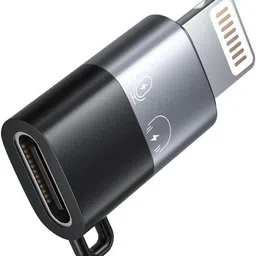 UBRONIK Grey Adapter iPhone Lightning Male Connector to Type C Female OTG Phone Converter-picture-21