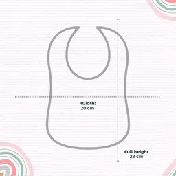 fashtastic Baby Bibs Apron for Baby boy and Girl Assorted- Pack of 3 image 4