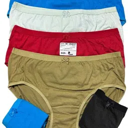 smle Pack of 4 Women Hipster Multicolor Panty image 1