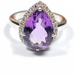 shree shyam jewells Silver Cubic Zirconia Sterling Silver Plated Ring-picture-21