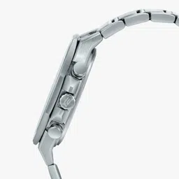 casio Edifice Black Dial Silver Stainless Steel Band Analog Watch - For Men EX527 (EFS-S570D-1AUDF) image 5