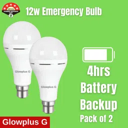 Smart Buy – 2 Rechargeable Emergency Bulbs, 12W 3 hrs Bulb Emergency Light-image-35