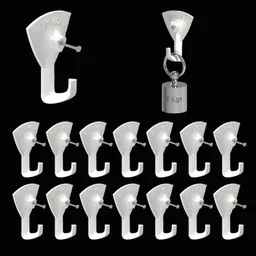 jinka Hooks (15 Pieces) for Hanging Keys, Clothes, Utensils, Bags and Planters Hook 15-picture-25