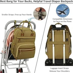 chadu Large Capacity Diaper Bag Backpack Tote for Women Normal image 3