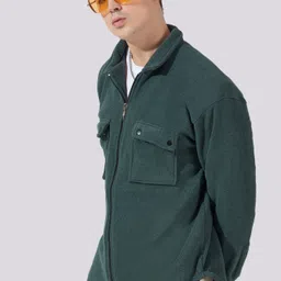 maniac Men Solid Casual Jacket image 3