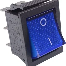 symfonia 4 Color Heavy-duty DPST 4 Pins ON/Off AC Rocker Switch with Indicator Lights Electronic Components Electronic Hobby Kit image 3