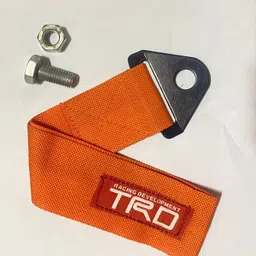 auto mt HKS ORANGE Racing Tow Belt & Strap HKS Racing Premium Auto Accessories Turbo Charger image 2