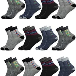 xy decor Men Striped Mid-Calf/Crew-picture-14