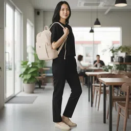 ts with techsun Small 3 L Backpack Women's Backpack Large Capacity Selling Shoulder Bag Multiple Pocket Hand Bag image 4