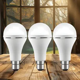 guggu Emergency 15W Inverter LED Bulb with 1200mAh Rechargeable Battery Pack of 3 G138 4 hrs Bulb Emergency Light-picture-15