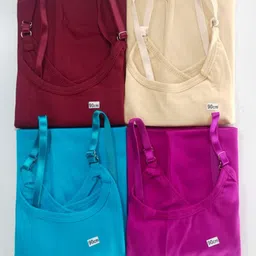 tdcl Women Maroon, Light Blue, Beige, Purple Camisole-picture-10