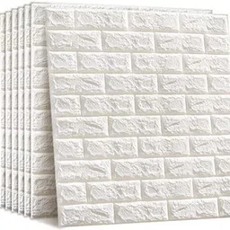 wewell Vinyl Decorative White Wallpaper image 1