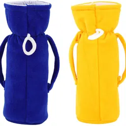 lala maneet Soft Plush Baby Feeding Handle Bottle Cover With Attractive Cartoon Design image 2