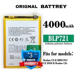 THE BATTERY STORE Mobile Battery ForOppo Realme C2 / BLP721 / BLP-721 ORIGINAL BLP721 with 3 month warranty and high capacity battery backup. image 3