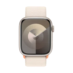 Apple Nylon, Polyester & Spandex Sport Loop for Apple (42mm / 44mm / 45mm / 49mm) (Breathable & Lightweight, Starlight) image 3