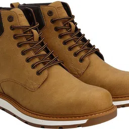 levi's Men's Tan Solid Boots Boots For Men-picture-25