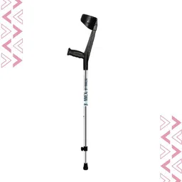 runmex Ergonomic Black Elbow Crutch – Height Adjustable for All Ages Walking Stick-picture-15