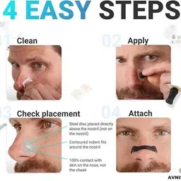 zivini Better Breath Anti Snore Nasal Strips Size Good for Small-Standard Adult Nose Manual Nasal Aspirator image 2