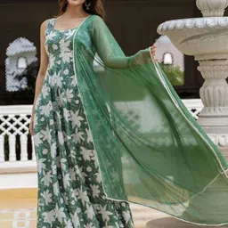ambrosia retail Pure Cotton Stitched Straight Gown-picture-17