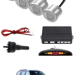 zplus Universal 4 Silver Reverse Parking Sensor With LED Display For Cars-90 Safety of Passengers/Car One Alarm Kit-1372 Parking Sensor-picture-12