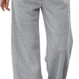 maygyq Pack of 2 Women Loose Fit Grey, Black Cotton Blend Trousers image 3