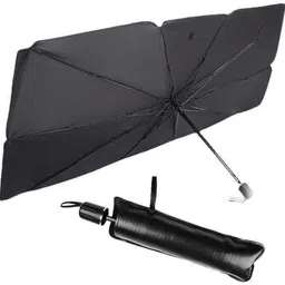 kudh products Car Windshield Sun Shade Umbrella – Foldable UV Blocker, Heat Reflector Windshield Repair Kit-picture-10
