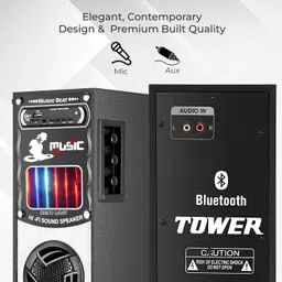 ultiads JHJ- Premium bass Multimedia speaker 100 W Bluetooth Tower Speaker image 4