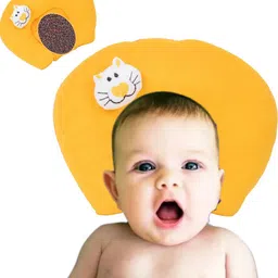 white bubble Rai Dana Baby Pillow, Newborn Head Shaper Anti Flat Takiya Mustard Seeds Solid Baby Pillow Pack of 1 image 1