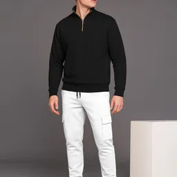 TRIPR Solid Men Winter Track Suit Solid Men Track Suit image 3