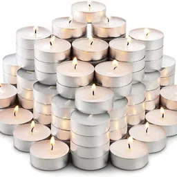 kicksity Tealight Candles for Diwali/Smokeless & Dripless Candle4-Hour Long Burning Time Candle image 4