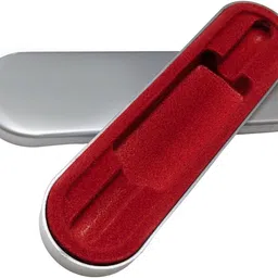 ujji Coffee Brown Colour Metal Pen with Chrome Part Ball Pen image 2