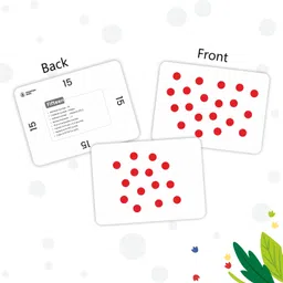 spartan kids 0 to 100 Dots & Number Flash cards Kit | A4 Size Dot & Maths Symbols Cards | Numbers & Maths Symbol Cards | Dot Cards for Babies | Early Learning material | More Than 200+ Flash cards For Kids image 2