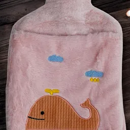 da novira Comfirt Hot Water Rubber Bag with Soft Plush Fur Pocket Cover For Body Ache Non-Electrical 2 L Hot Water Bag-picture-12