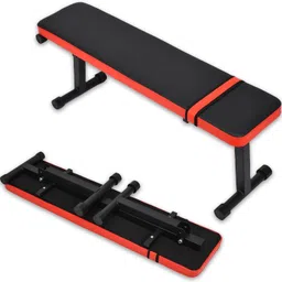 allyson fitness NEW Foldable Flat Bench for Multi-Purpose Weight Training and Ab Exercises Flat Fitness Bench-picture-19
