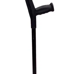 sanvi creation mart Elbow Black Height Adjustable Men Walking Stick-picture-13