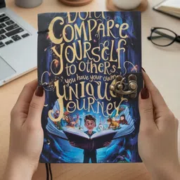 aman handicraft Handmade Dairy A5 Diary Unruled 200 Pages-picture-30