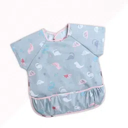 polka tots Waterproof & Soft Half Sleeves Apron Feeding Bibs for Infants & Weaning Babies-picture-15