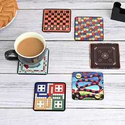Rectangle Wood Coaster Set-image-15