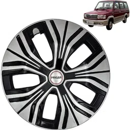 prigan Qualis Signature Silver Black 14 INCH Wheel Cover For Toyota Qualis-picture-18