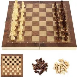 ijaytoys Folding Chess Set - Handmade Game Board with Storage, Perfect for Adults 6 cm Chess Board-picture-10