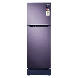 SAMSUNG 253 Litres 2 Star Frost Free Double Door Refrigerator with Base Stand Drawer (RT28T3122UT/HL, Pebble Blue)-picture-24