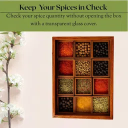 artival crafts Spice Set Wooden, Glass image 2