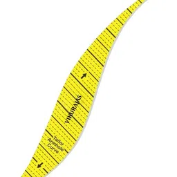 vikurajas 5 In 1 Scallop Ruler Tailores sleeve sacle and Blouse Dart scalee Ruler image 3