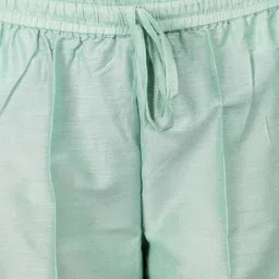 noori Women Regular Fit Green Polyester Trousers image 4