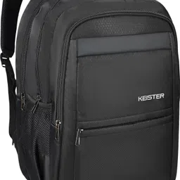 keister Medium 26 L Laptop Backpack School,college |Unisex|Office & travel purpose |internal organizer |Black image 4