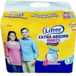 lifree Extra Absorb Pants- Large-(10 Pieces) L-(10 Pieces) Unisex Adult Diaper Adult Diapers - L-picture-30