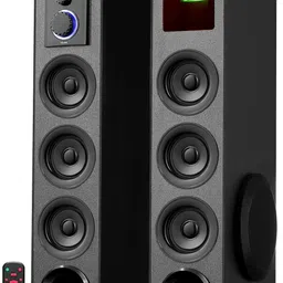 Vemax Bohca Bluetooth Twin Tower with Karaoke MIC Support, USB, AUX, FM 110 W Bluetooth Tower Speaker-picture-34