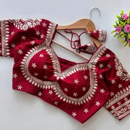 sathi creation Sweetheart Neck Women Blouse-picture-17