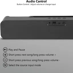 CIHYARD GH-91 Dj Havy Sound Home Soundbar Bar Studio Bluetooth Soundbar13 20 W Bluetooth Soundbar image 5